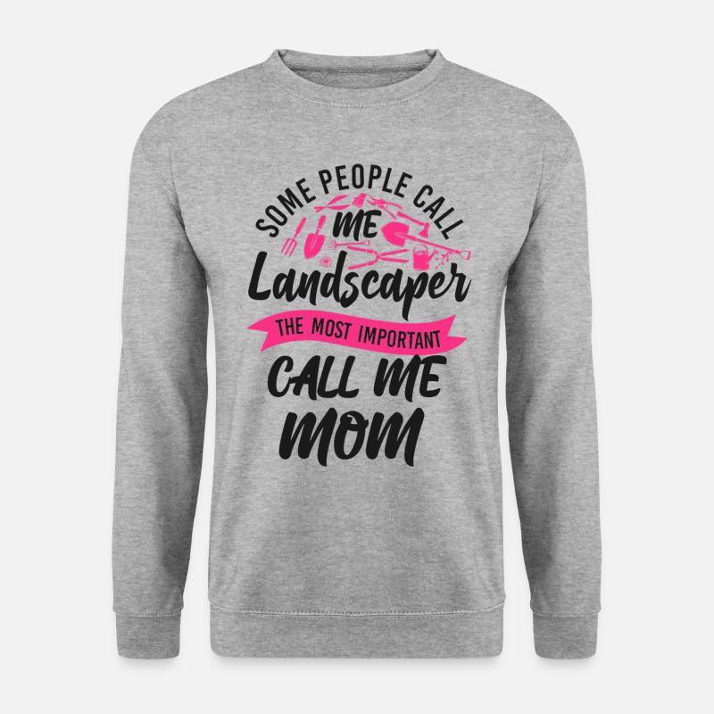Landscaper Landscaping Landscape - Unisex Pullover - Weißgrau meliert