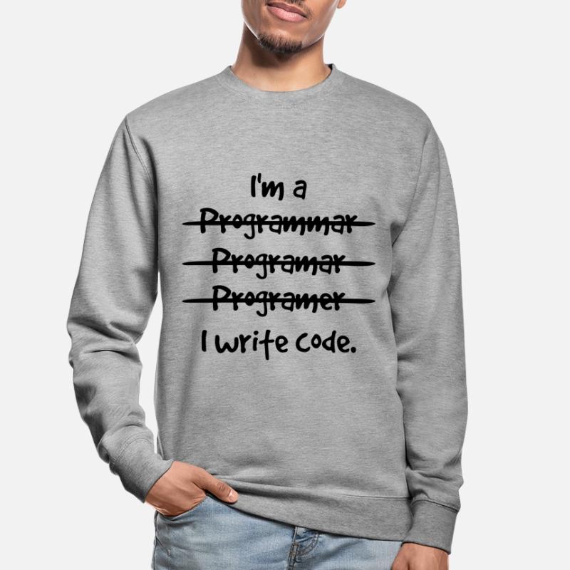 I'm A Programmer I Write Code Computer Scientist A Unisex Pullover