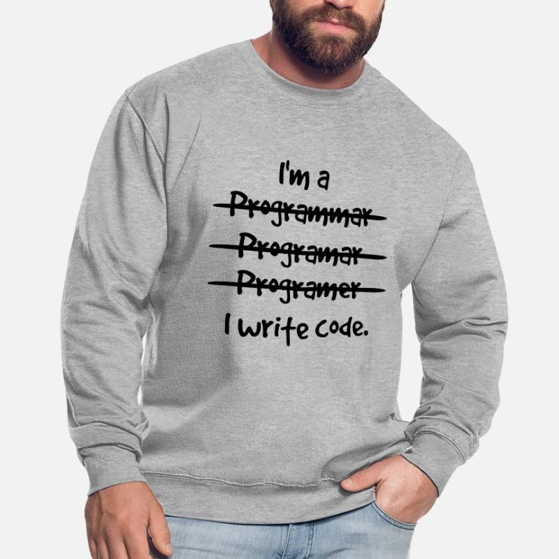 I'm A Programmer I Write Code Computer Scientist A Unisex Pullover