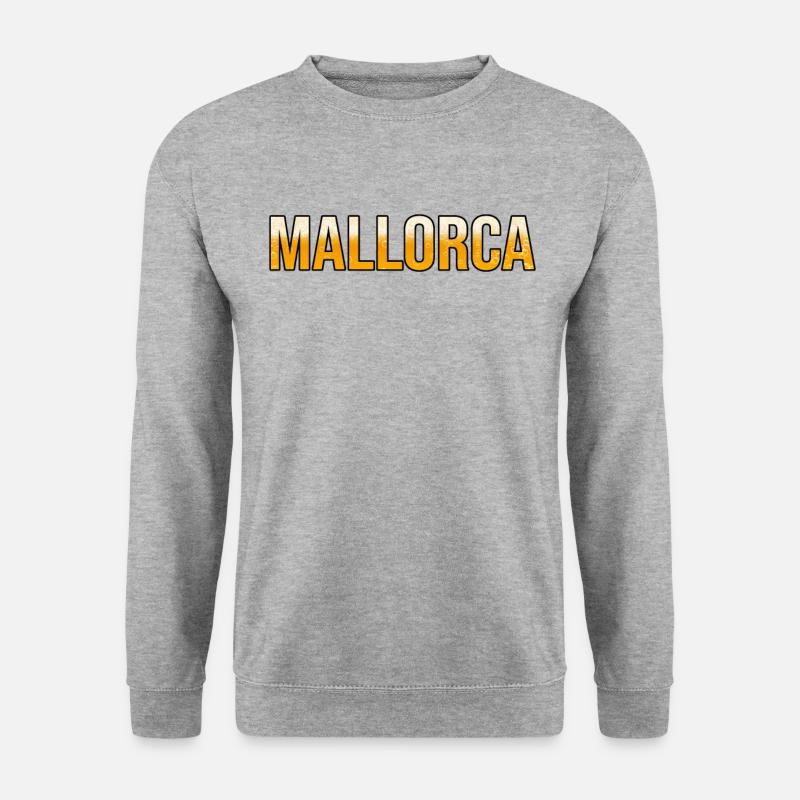 Mallorca Bier - Unisex Pullover - Weißgrau meliert