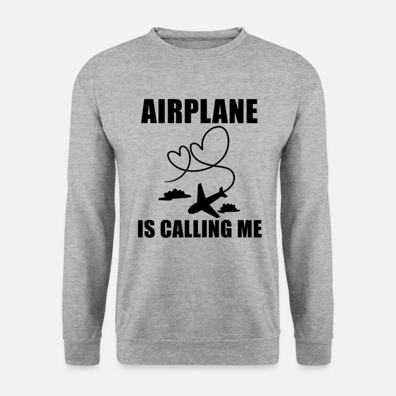 Airplane Pilot Saying Gift - Unisex Sweatshirt - salt & pepper
