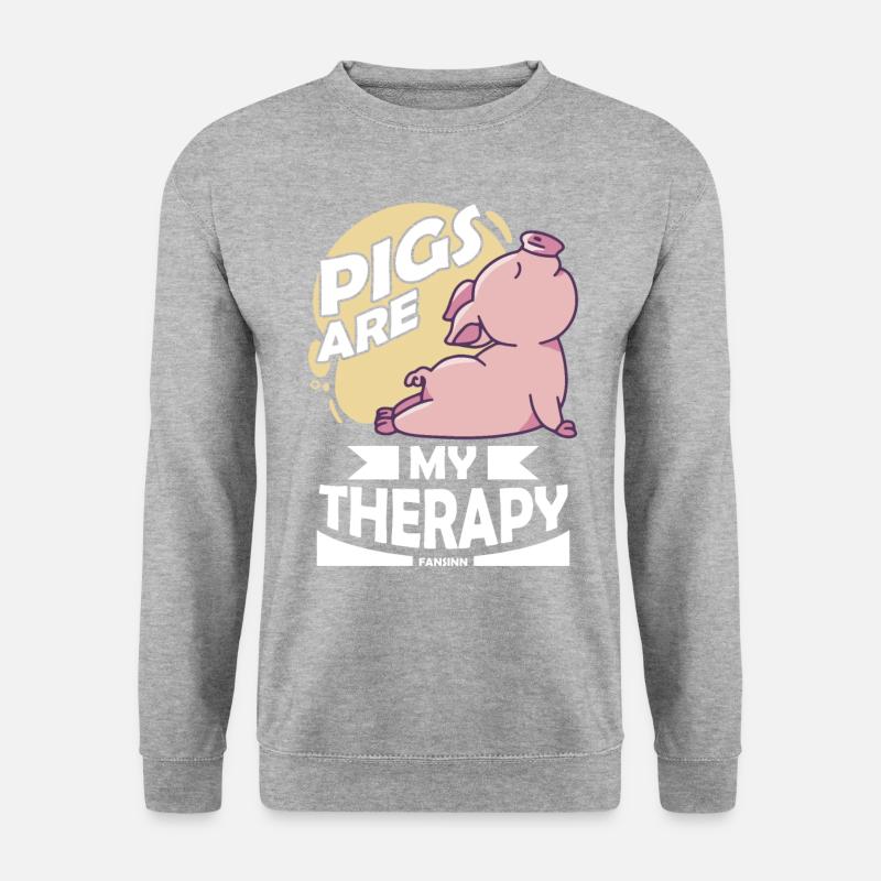 Pig - Unisex Sweatshirt - salt & pepper