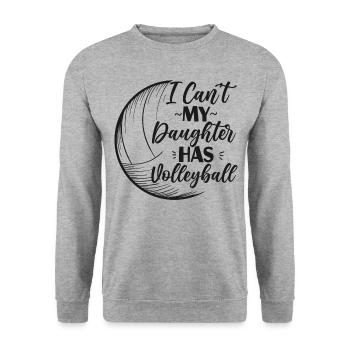 Joueuse de volleyball Fille de l’équipe - Sweat-shirt Unisexe - gris chiné - Devant - Alina (178cm) & Michal (187cm)