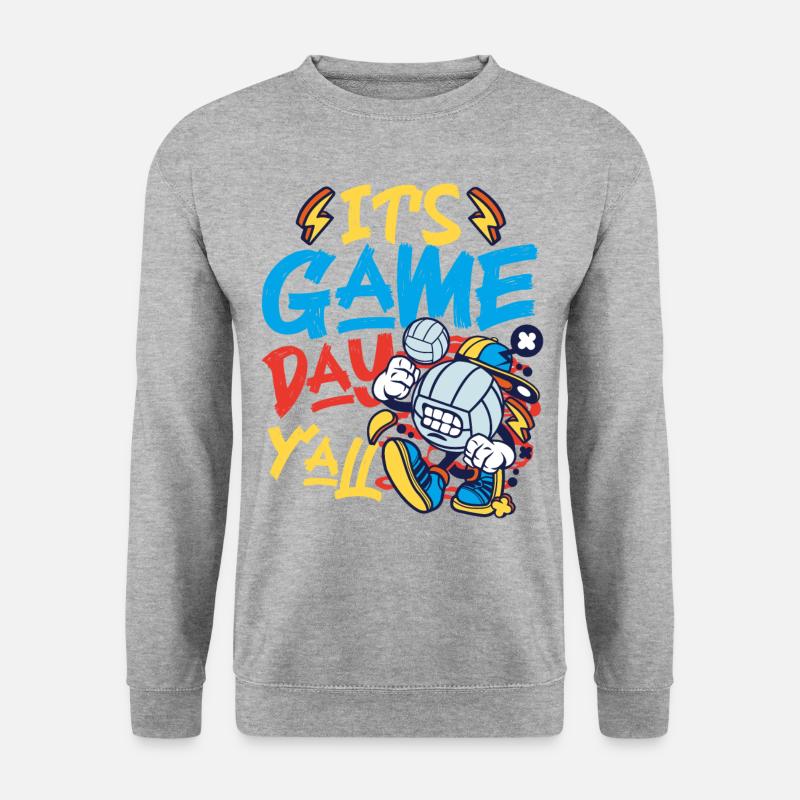 Volleyball Player Team It's Game - Unisex Sweatshirt - salt & pepper