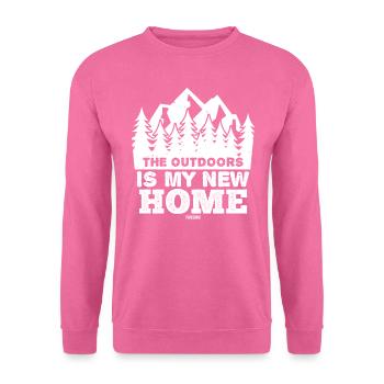 Wald Landschaft Flora Fauna - Unisex Pullover - Pink - Vorne