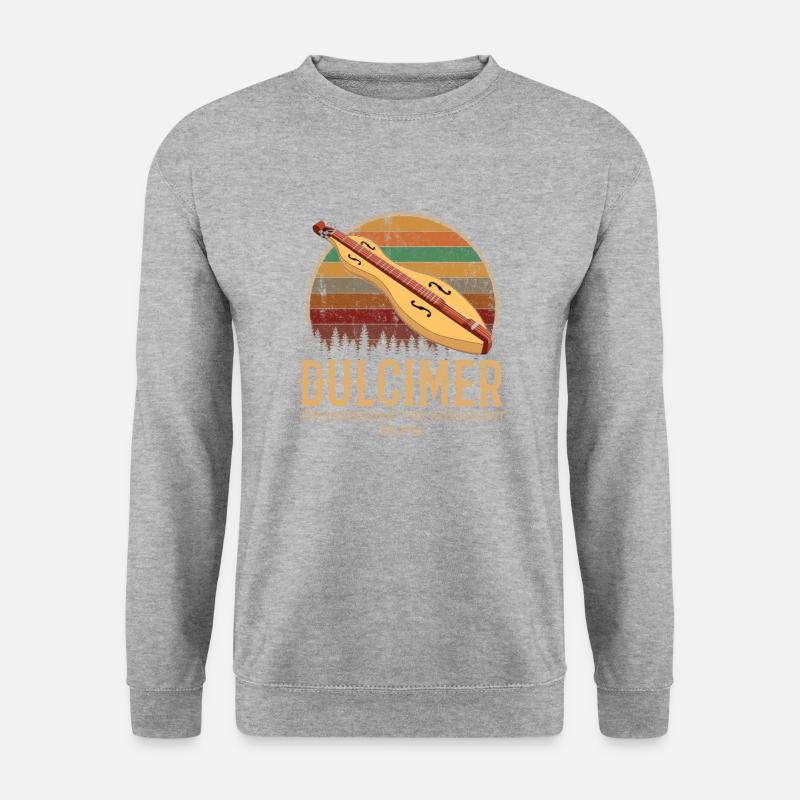 dulcimer intelligent people, dulcimer - Unisex Sweatshirt - salt & pepper