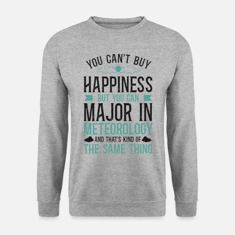 Meteorologist Weather Forecast - Unisex Pullover - Weißgrau meliert