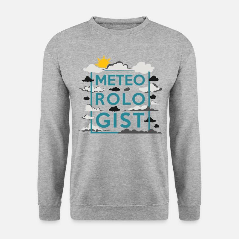 Meteorologist Weather Forecast - Unisex Pullover - Weißgrau meliert