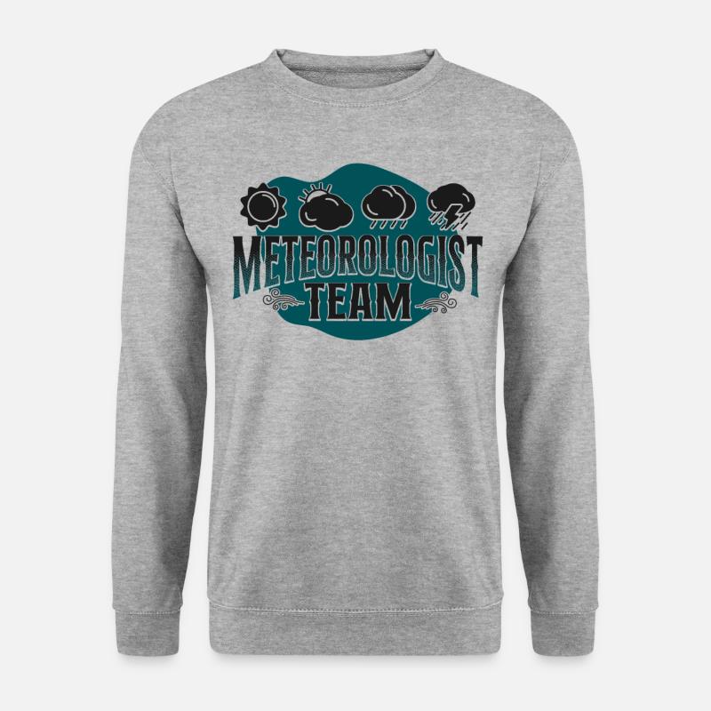 Meteorologist Weather Forecast - Unisex Pullover - Weißgrau meliert