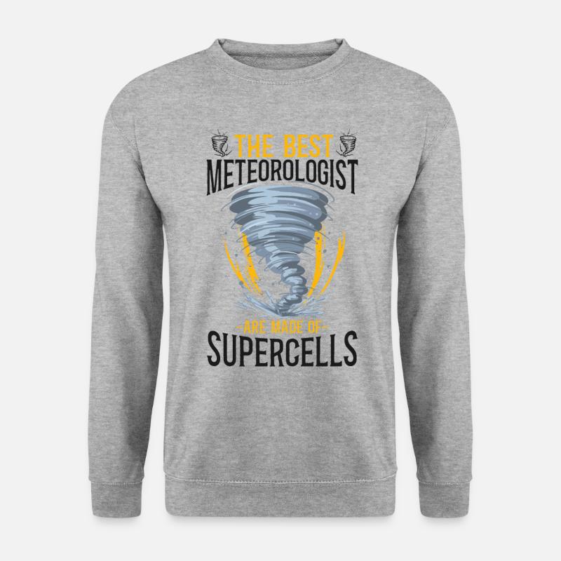 Meteorologist Weather Forecast - Unisex Pullover - Weißgrau meliert