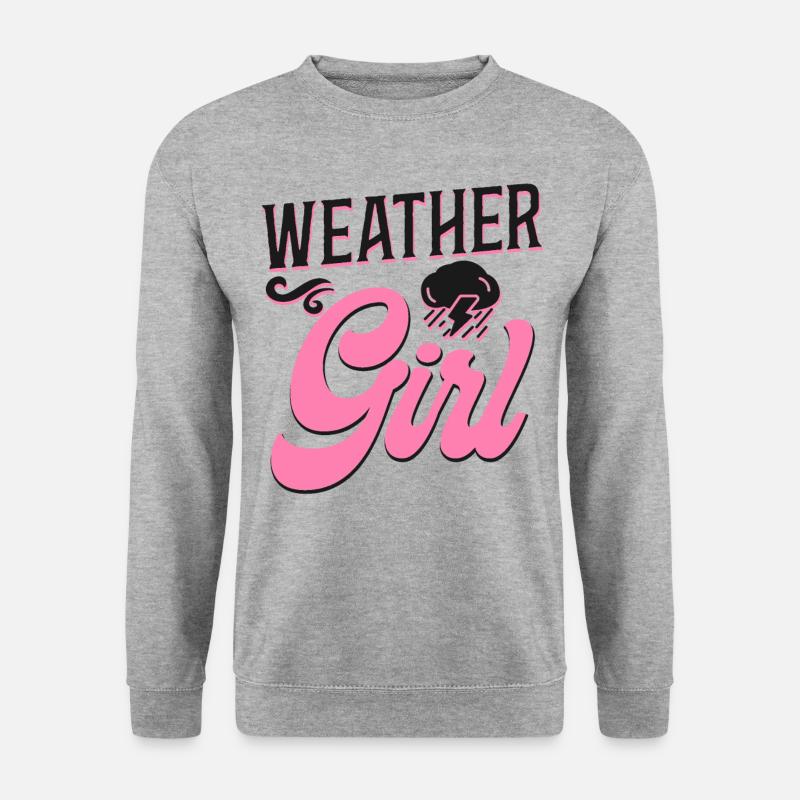 Meteorologist Weather Forecast - Unisex Pullover - Weißgrau meliert