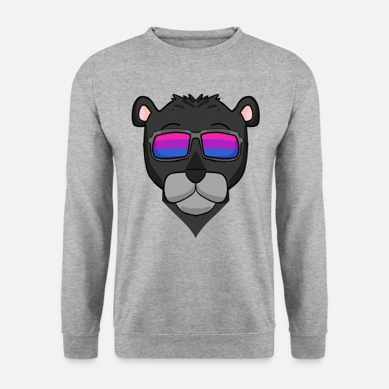 Bisexual Black Panther Gift - Unisex Sweatshirt - salt & pepper