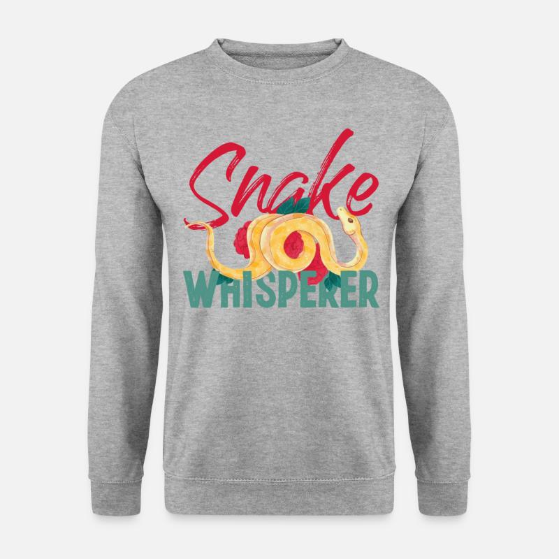 Snake Serpent Snake Whisperer - Unisex Sweatshirt - salt & pepper