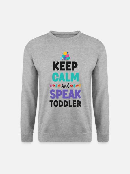 Childcare Daycare Provider Teacher - Unisex Pullover - Weißgrau meliert
