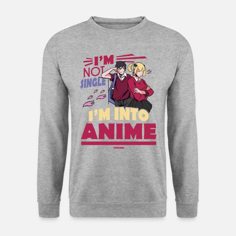 J’aime l’anime - Sweat-shirt Unisexe - gris chiné