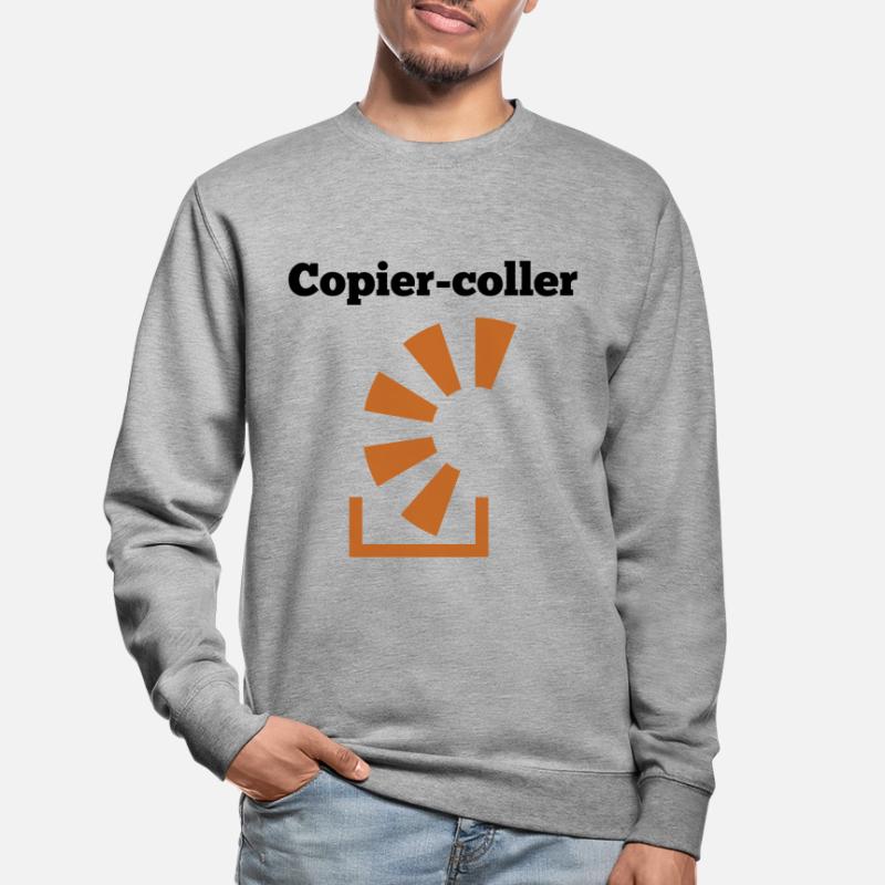 Copier Coller Programmer Software Developer Nerd G Unisex Pullover