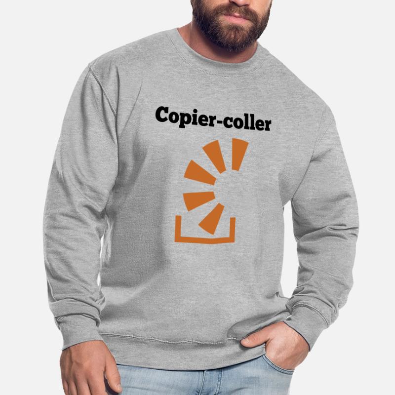 Copier Coller Programmer Software Developer Nerd G Unisex Pullover