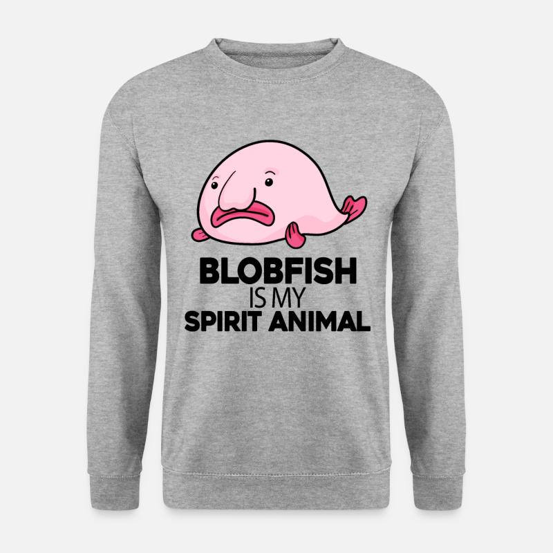 Blobfish Fish - Unisex Sweatshirt - salt & pepper