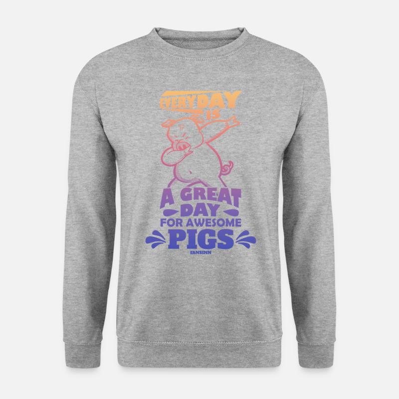 Pig - Unisex Sweatshirt - salt & pepper