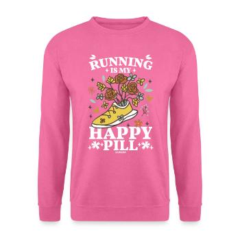 Running Jogging Sport Race Training Gift - Unisex Sweatshirt - pink - Front