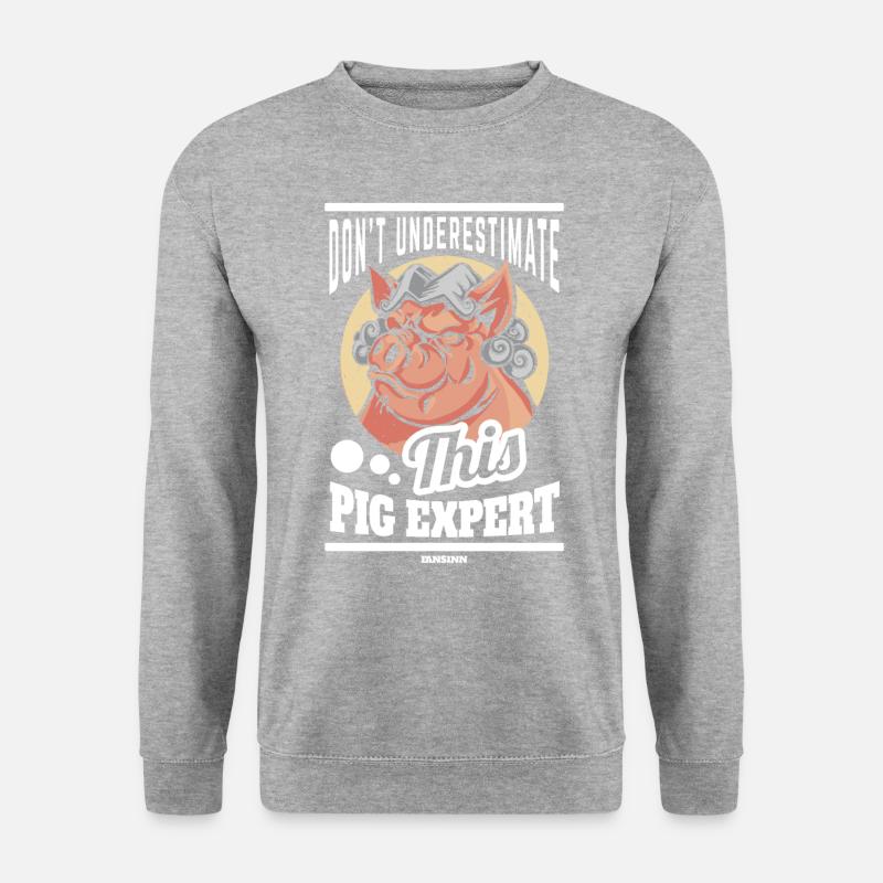 Pig - Unisex Sweatshirt - salt & pepper