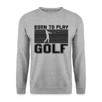 Golfe - Sweat-shirt Unisexe - gris chiné - Devant - Alina (178cm) & Michal (187cm)