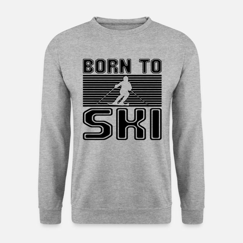 Ski - Unisex Sweatshirt - salt & pepper