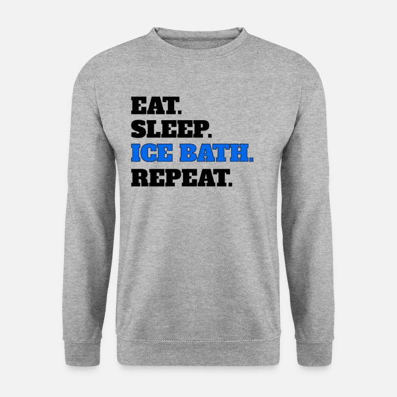 Ice bath - Unisex Sweatshirt - salt & pepper