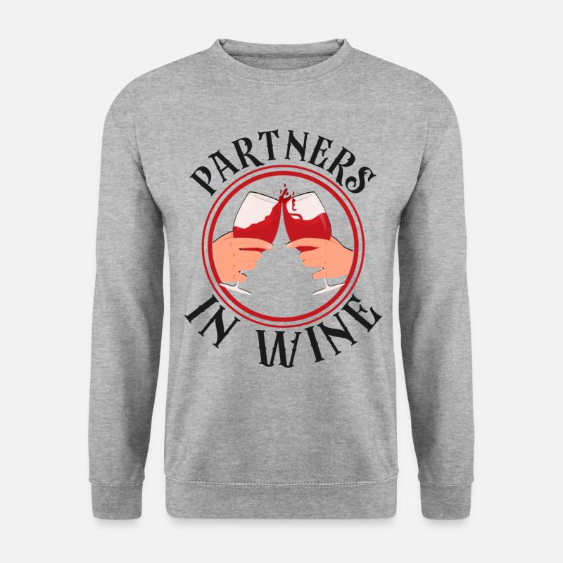 Sommelier Wine Drinking Tasting - Unisex Sweatshirt - salt & pepper