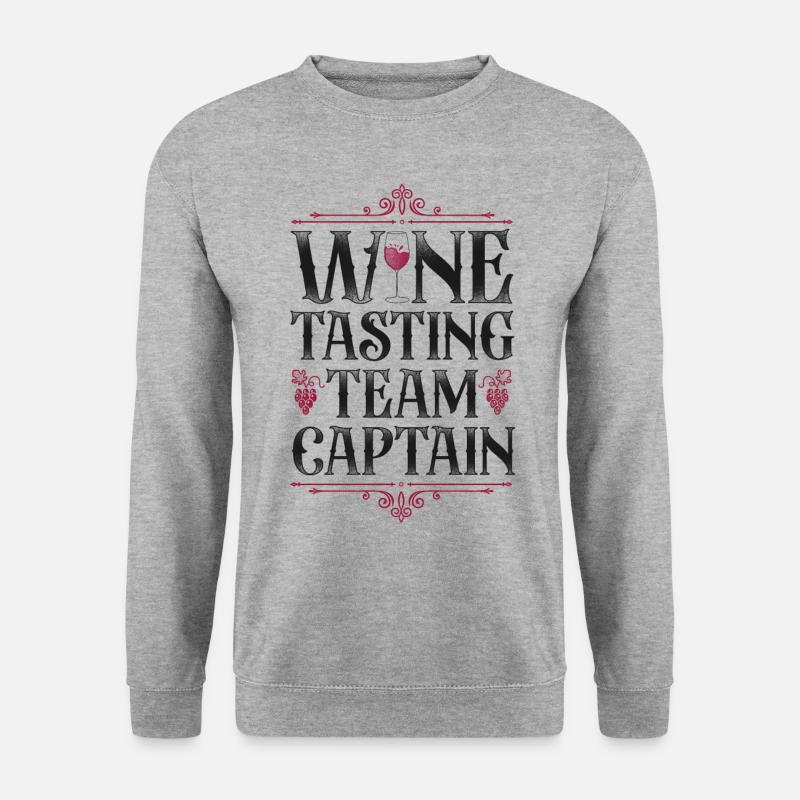 Sommelier Wine Drinking Tasting - Unisex Sweatshirt - salt & pepper
