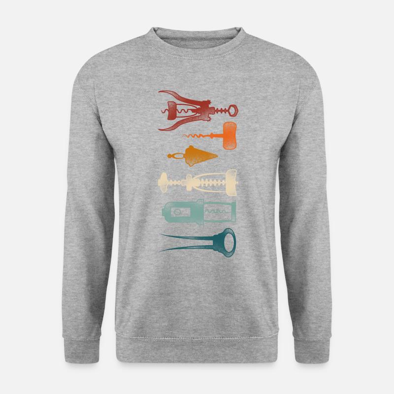 Sommelier Wine Drinking Tasting - Unisex Sweatshirt - salt & pepper