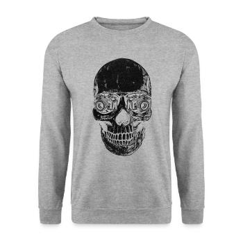 Photography Photographer Camera Photo - Unisex Sweatshirt - salt & pepper - Front - Alina (178cm) & Michal (187cm)
