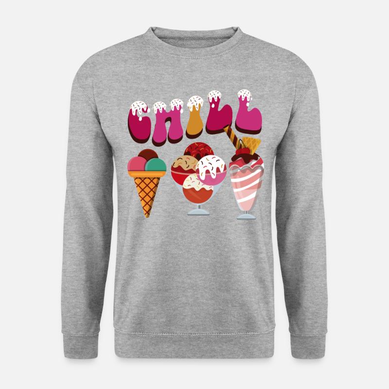 Ice Cream Cone Chill - Unisex Sweatshirt - salt & pepper