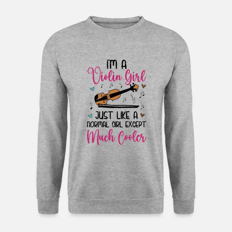 Ich Bin Ein - Unisex Pullover - Weißgrau meliert