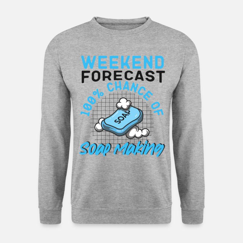 Soap Making Crafting Weekend - Unisex Sweatshirt - salt & pepper