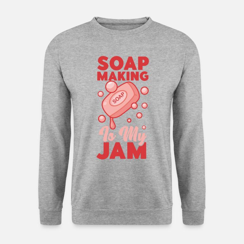 Soap Making Crafting Soap Making - Unisex Sweatshirt - salt & pepper