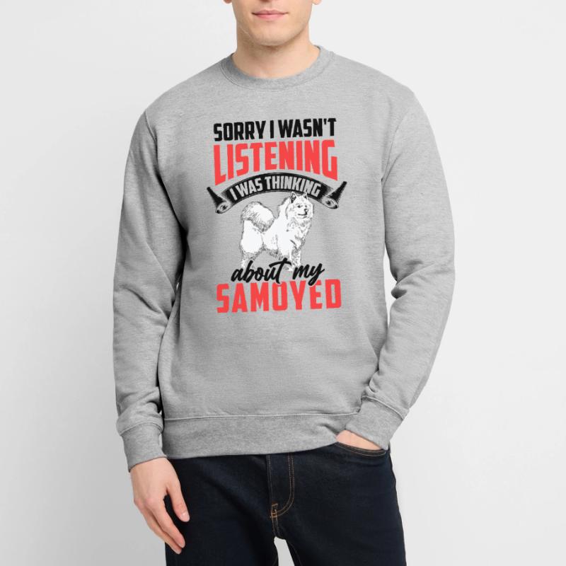 Samoyed était distrait Samoyed spitz Sweat-shirt Unisexe