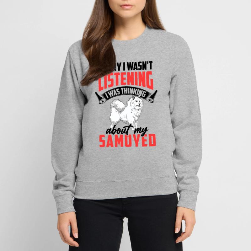 Samoyed était distrait Samoyed spitz Sweat-shirt Unisexe