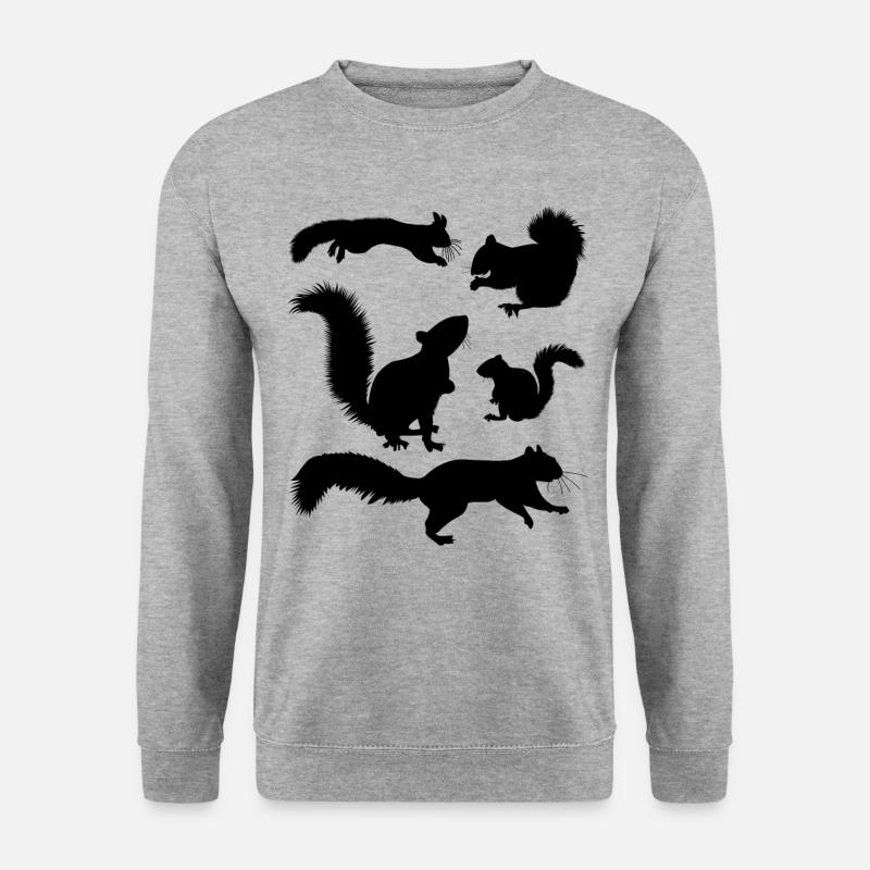 Squirrel, cute squirrel lover, - Unisex Sweatshirt - salt & pepper