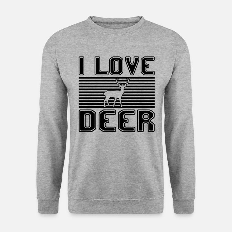 I love deer - Unisex Sweatshirt - salt & pepper