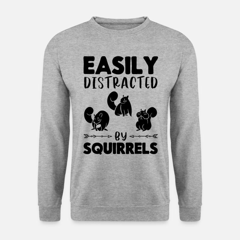 Squirrels love squirrels easily from - Unisex Sweatshirt - salt & pepper