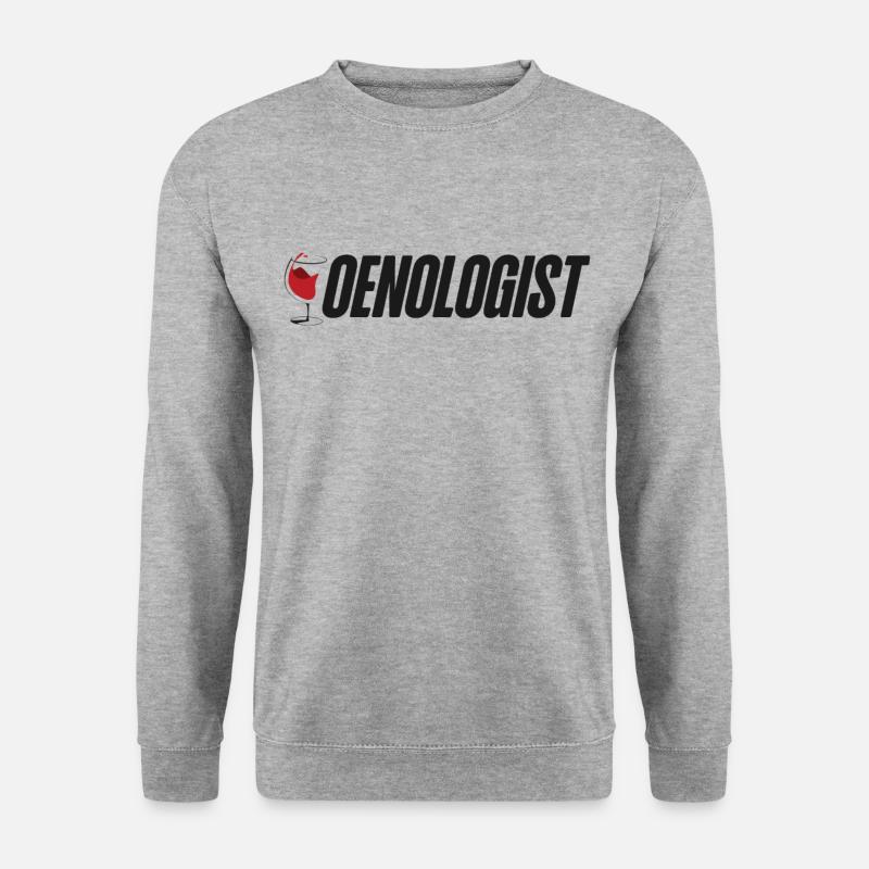 Sommelier Wine Drinking Tasting - Unisex Sweatshirt - salt & pepper