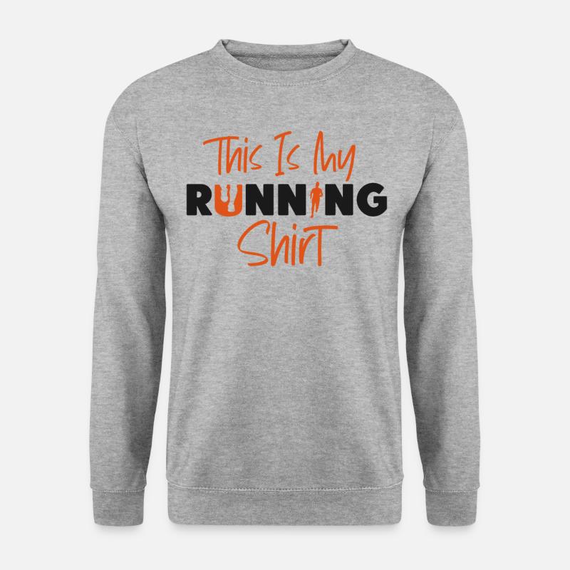 Running Runner Half Marathon This - Unisex Sweatshirt - salt & pepper
