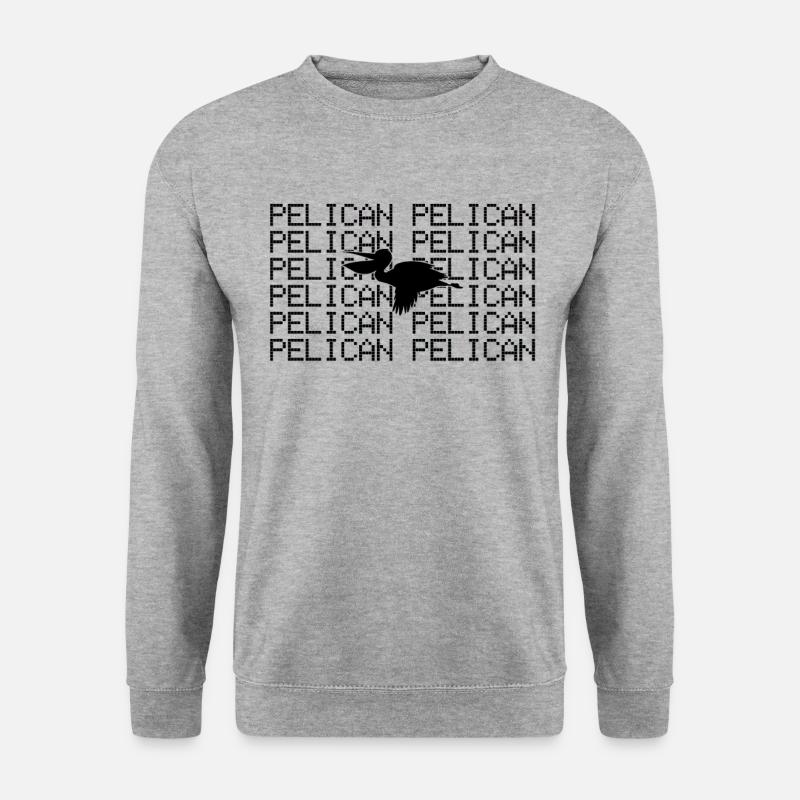 Pelikan - Unisex Pullover - Weißgrau meliert