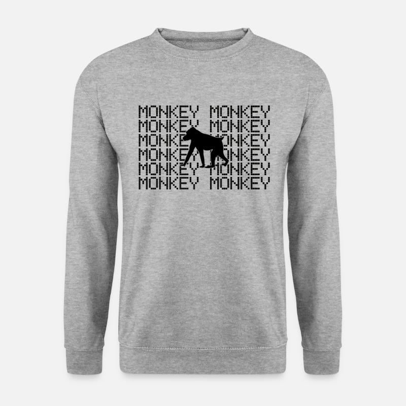 Monkey - Unisex Sweatshirt - salt & pepper