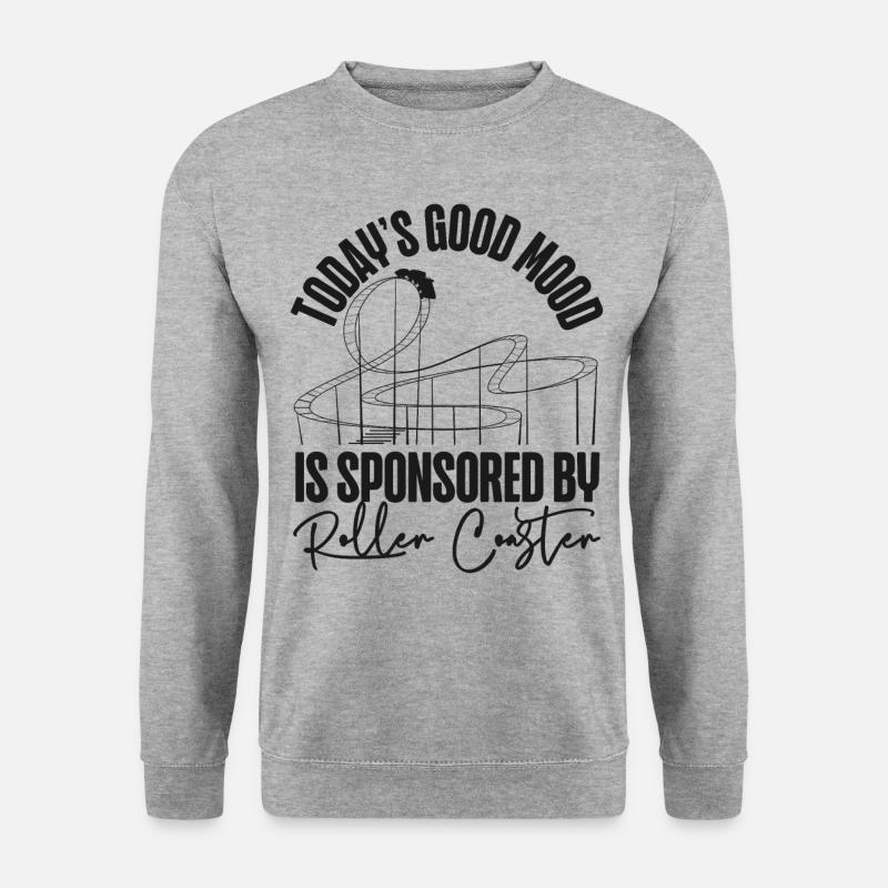 Roller Coaster Today's Good Mood - Unisex Sweatshirt - salt & pepper