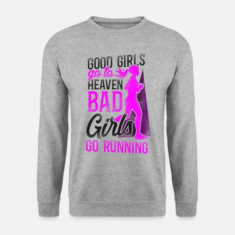 Running Runner Half Marathon - Unisex Sweatshirt - salt & pepper