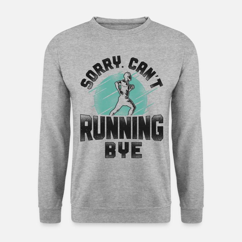 Running Runner Half Marathon - Unisex Sweatshirt - salt & pepper
