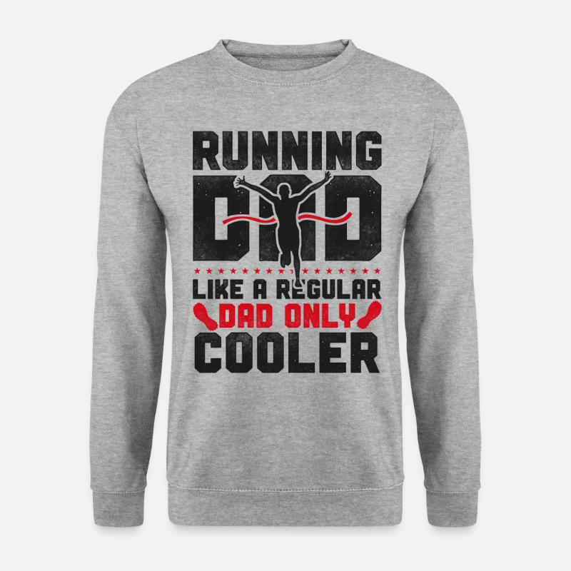 Running Runner Half Marathon Dad - Unisex Sweatshirt - salt & pepper