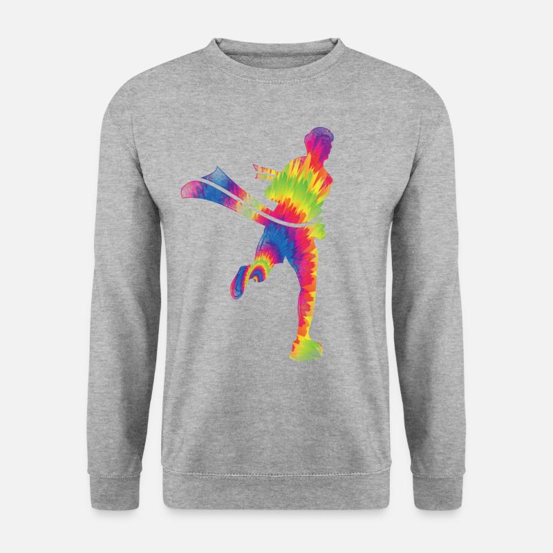 Running Runner Half Marathon Cravate - Sweat-shirt Unisexe - gris chiné